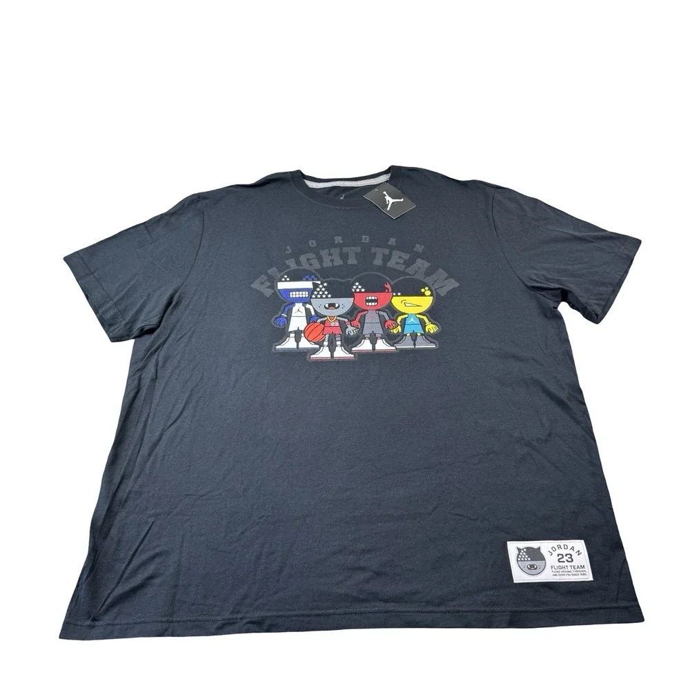JORDAN Flight Team Rare Graphic 2012 Mens S/S T Shirt Size 2XL NWT
